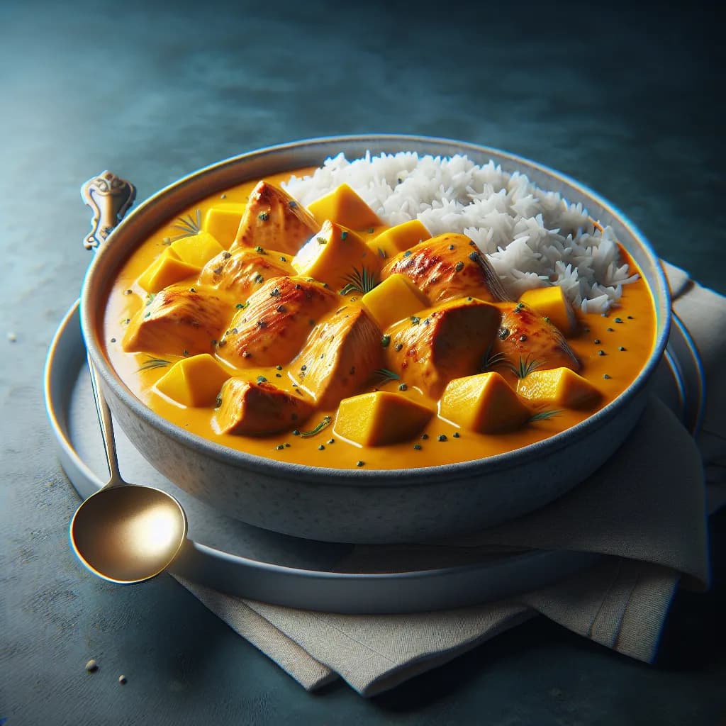 Curry di Pollo e Mango