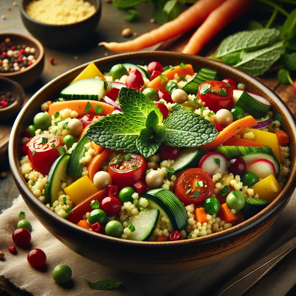Cuscus di Verdure e Menta