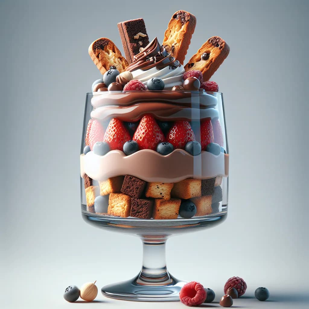 Dark Fantasy Nutella Parfait