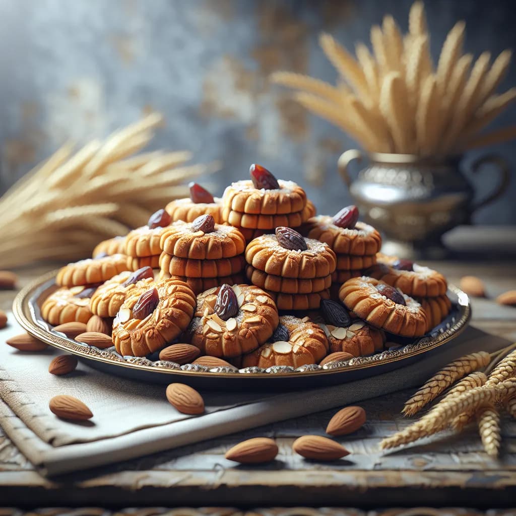 Date and Almond Cookies