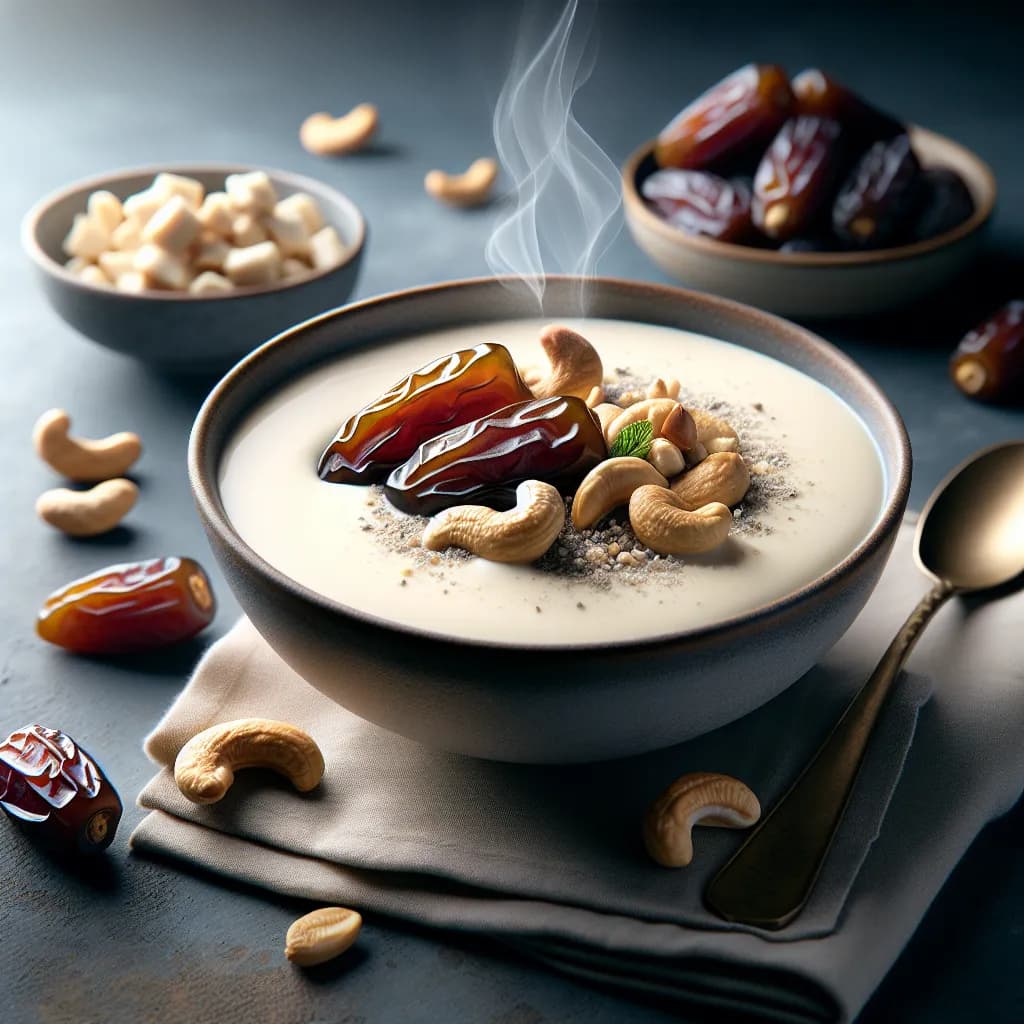 Date and Cashew Milk Pudding