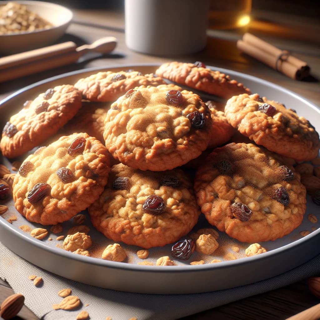 Deep Fried Oatmeal Raisin Cookies