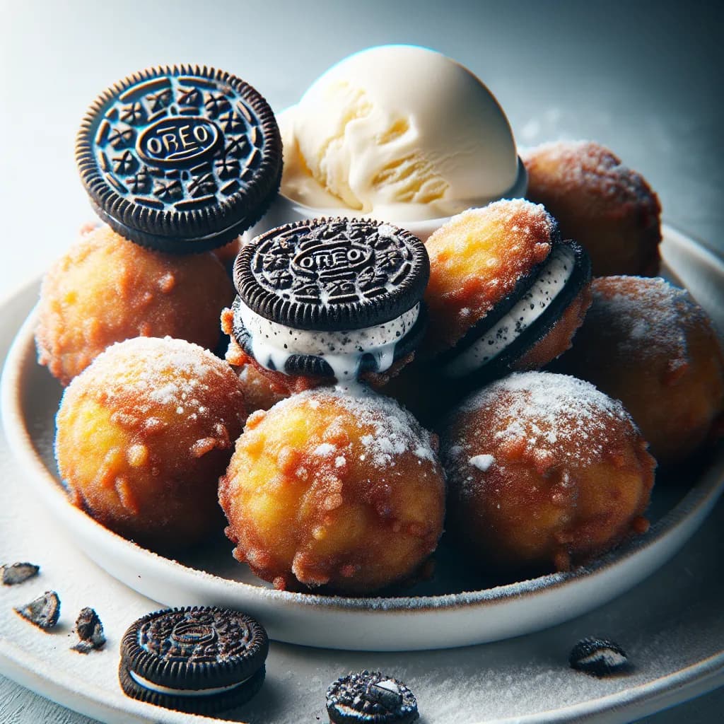 Deep Fried Oreo Bites