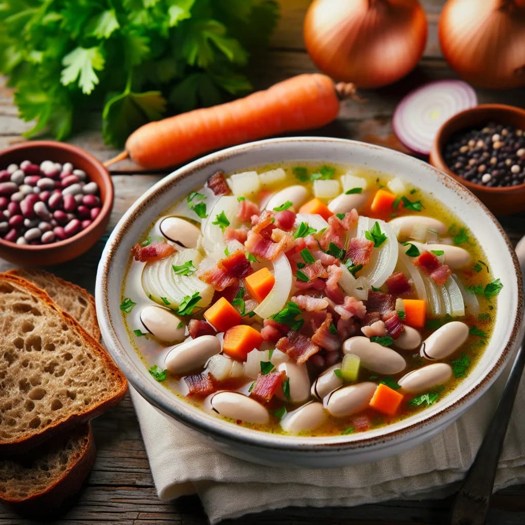 Deftige DDR-Bohnensuppe