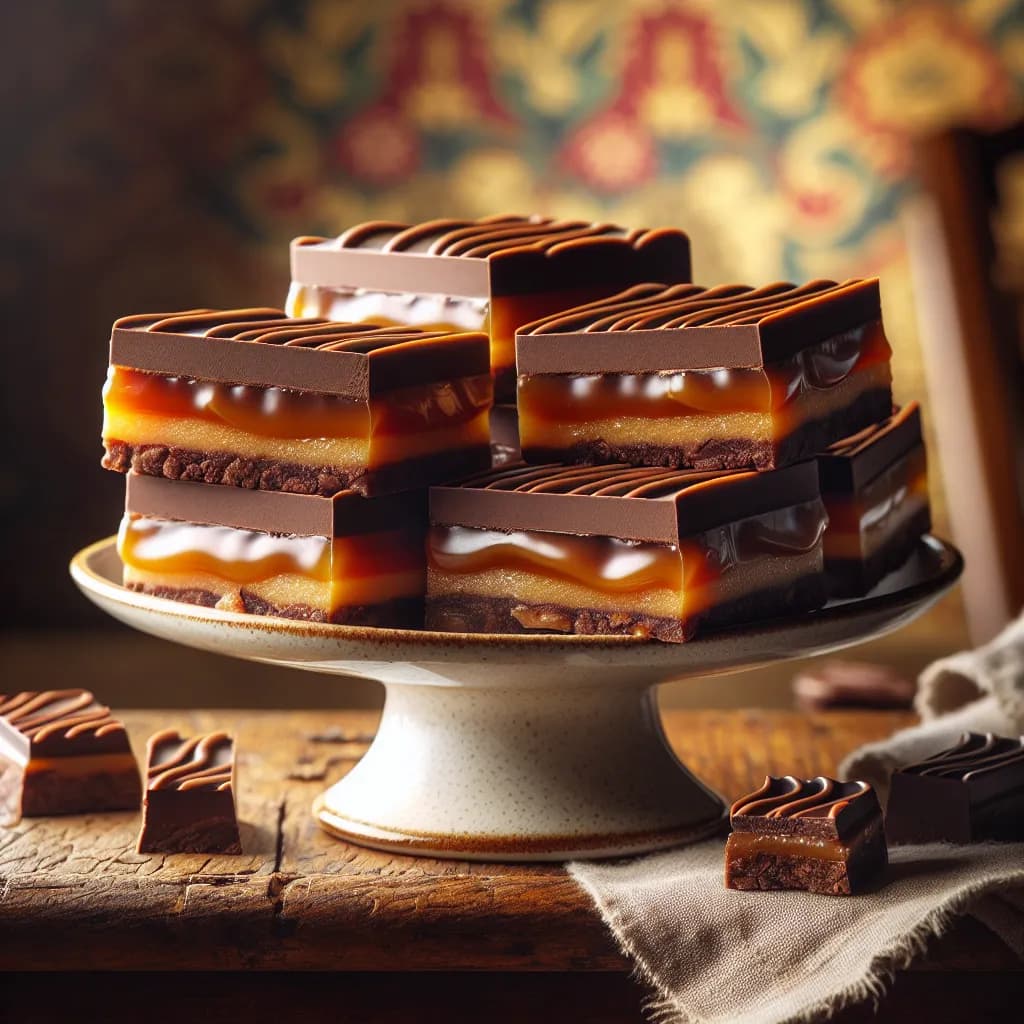 Dexter's Chocolate Caramel Bars