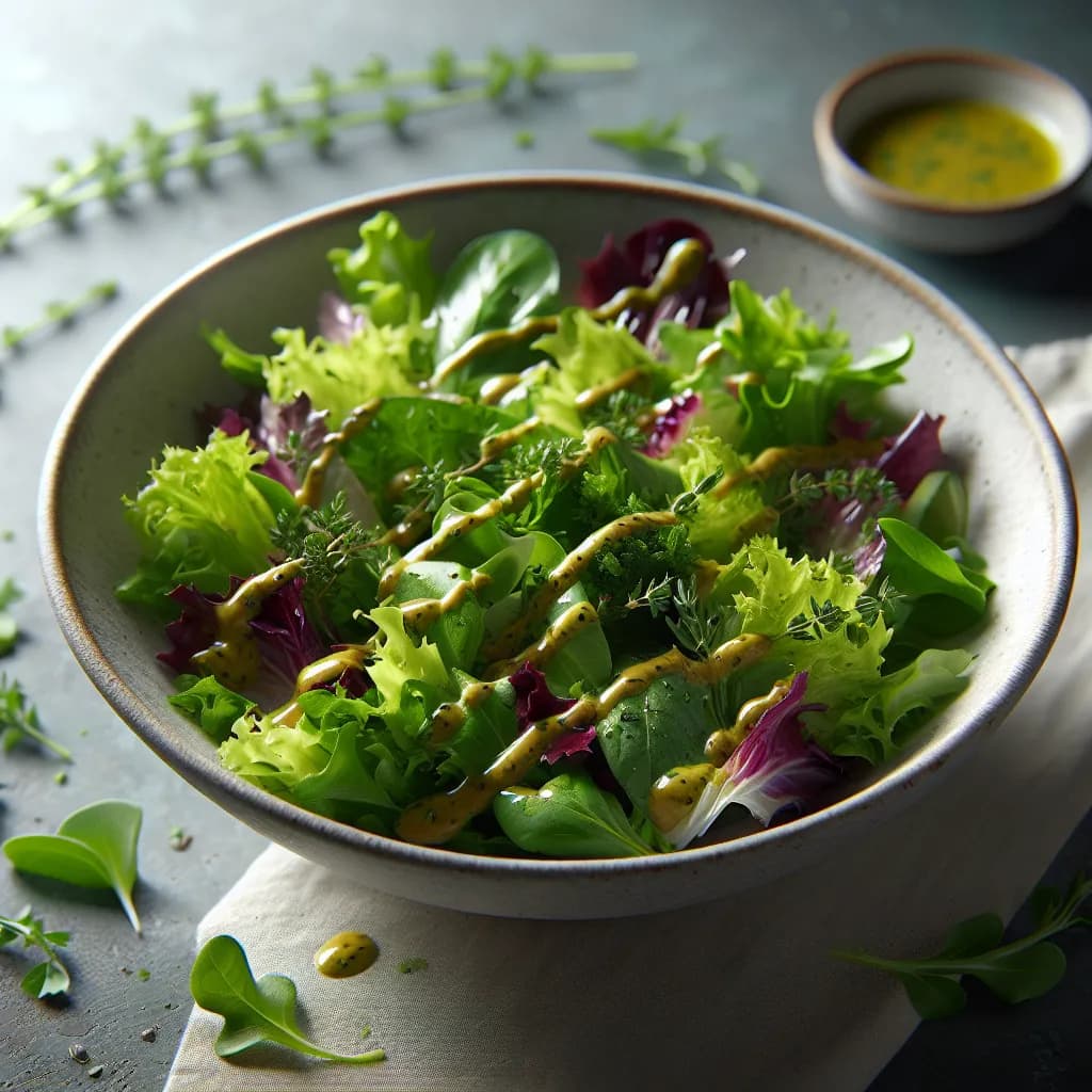 Dijon Thyme Vinaigrette Salad