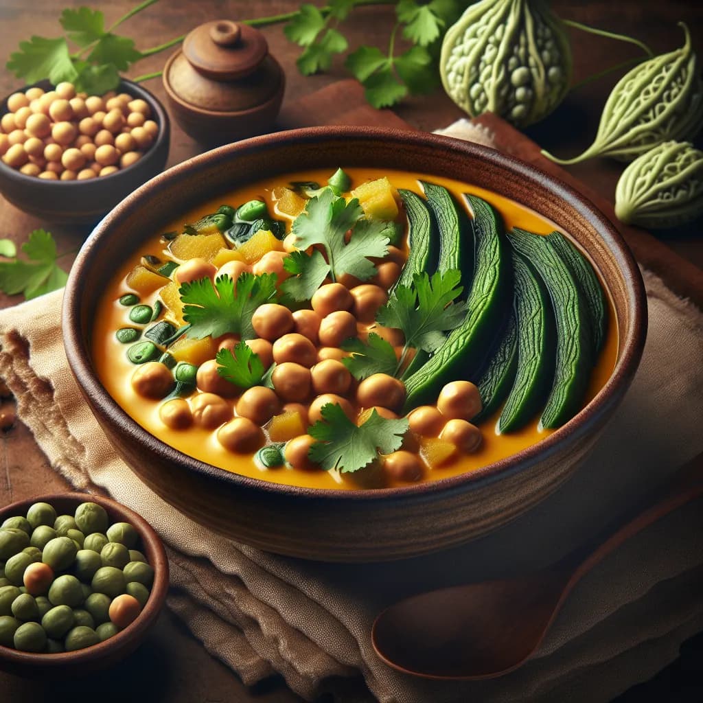 Dondakaya Soyabean Curry