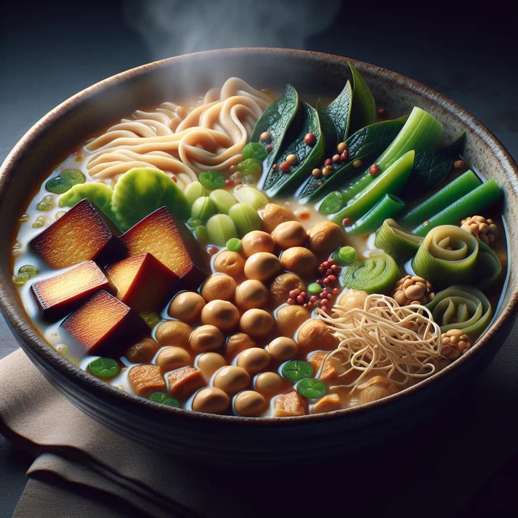 Dondakaya Soyabean Soup