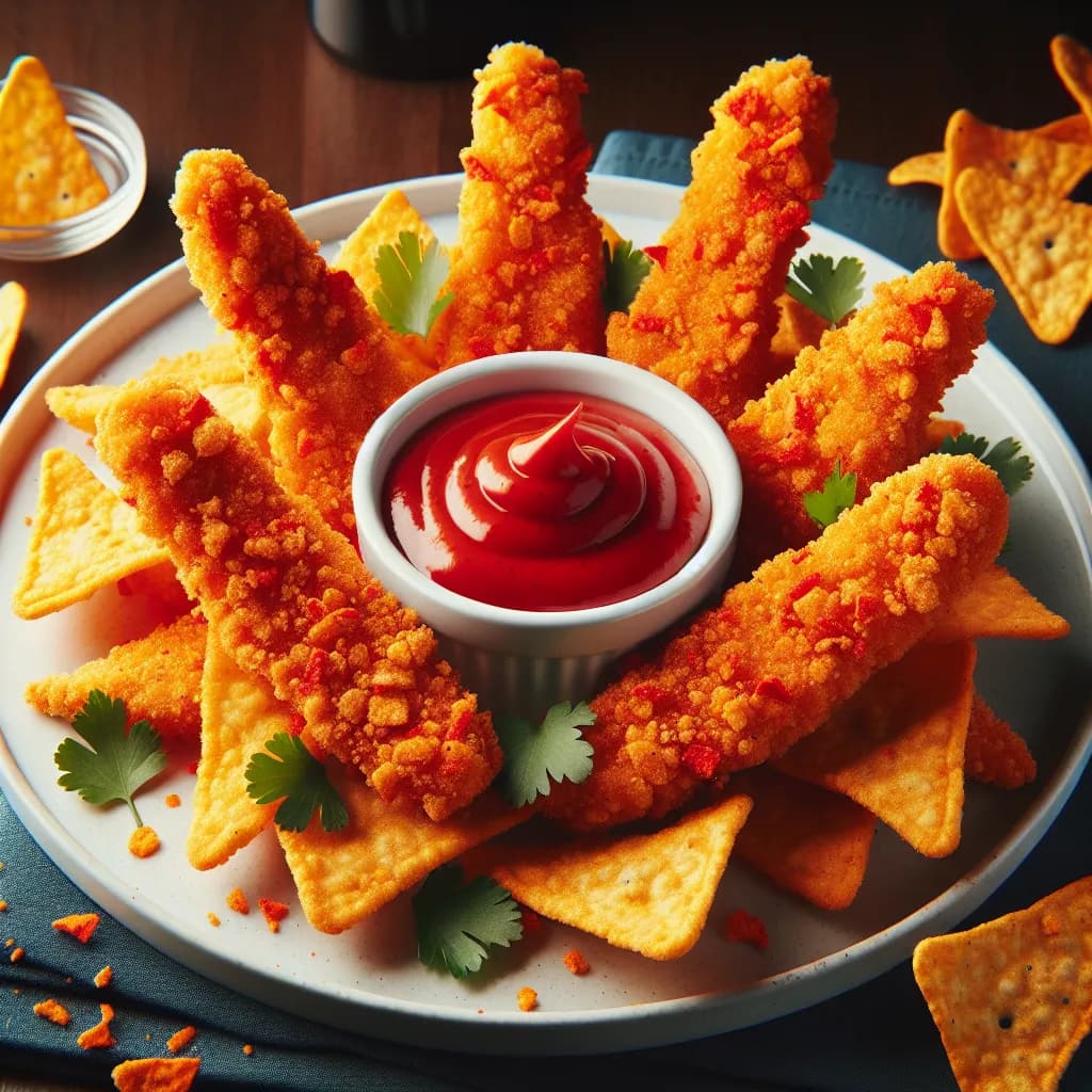 Dorito Crusted Chicken Tenders