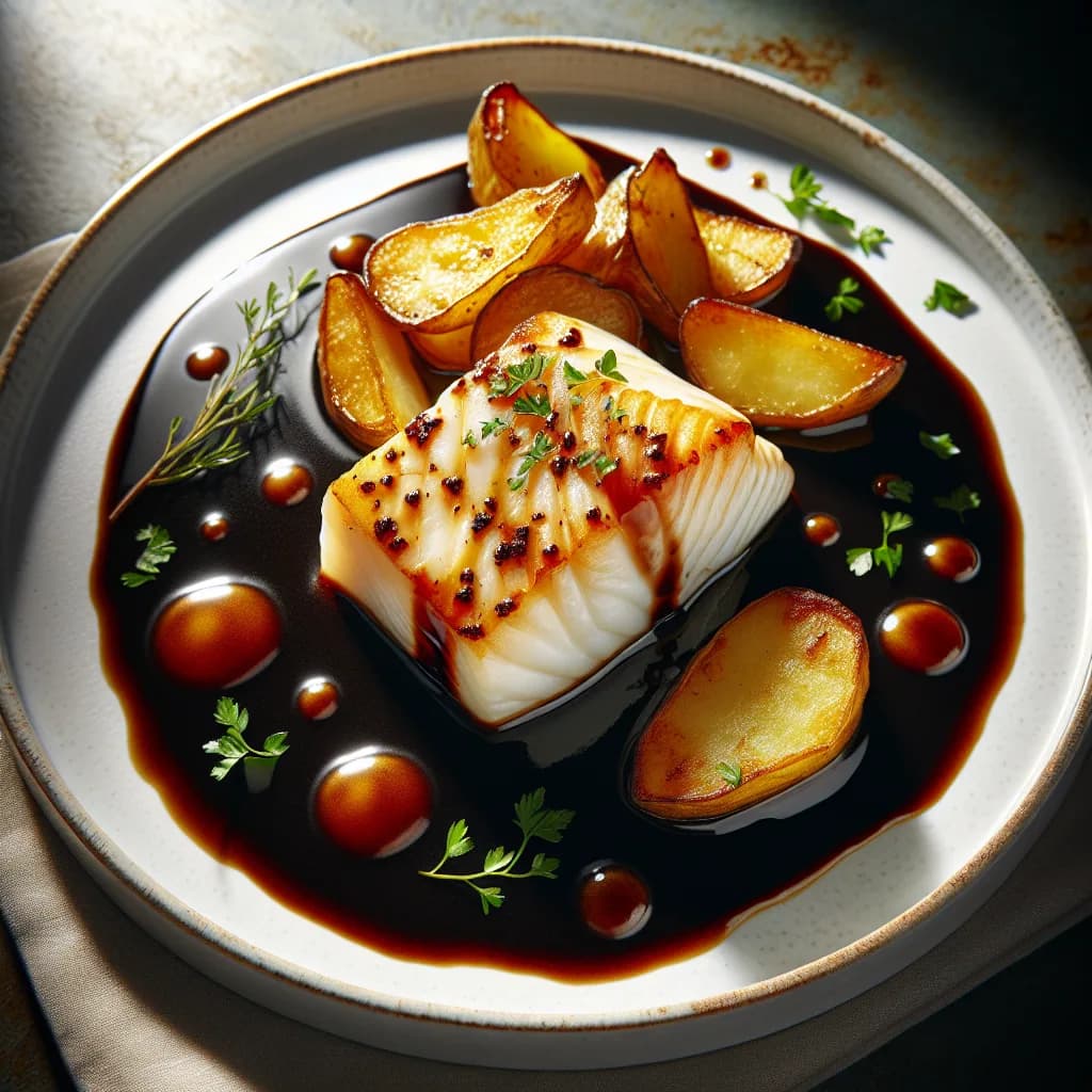Dorschfilet in Cola-Reduktion