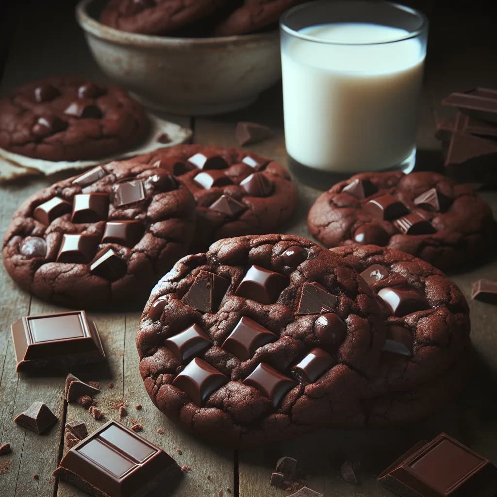 Double Chocolate Cookies