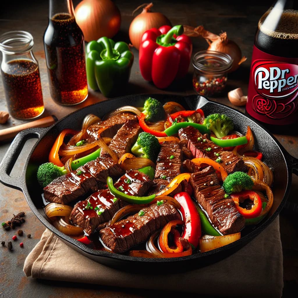 Dr Pepper Steak Stir-Fry