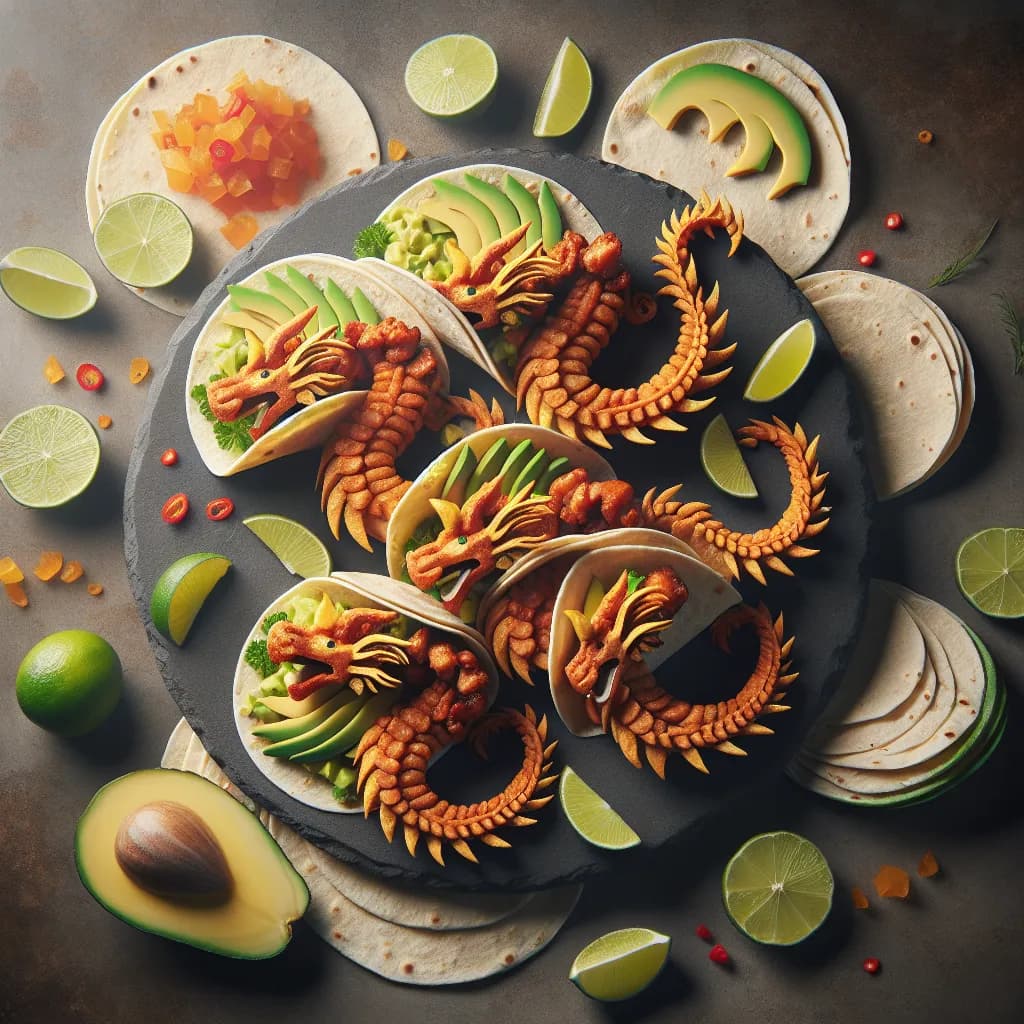 Dragon Chicken Tacos