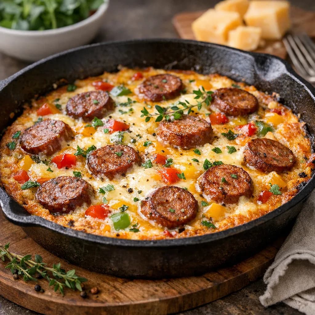 Dutch Cheese and Sausage Frittata
