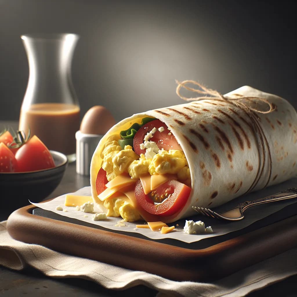 Egg and Cheese Breakfast Burrito