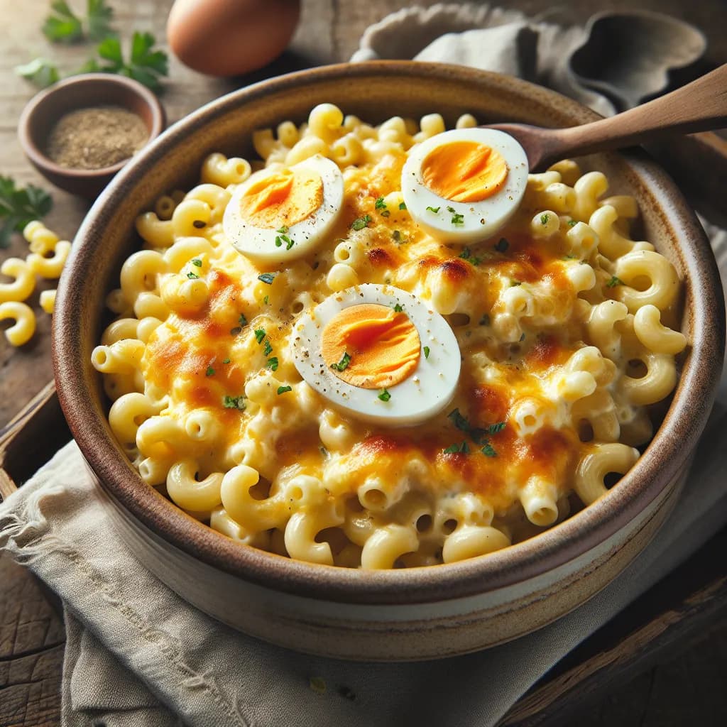 Egg and Cheese Macaroni