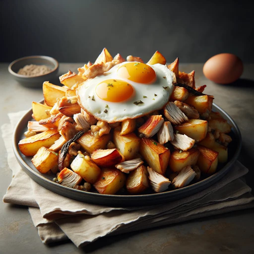 Egg and Chicken Hash