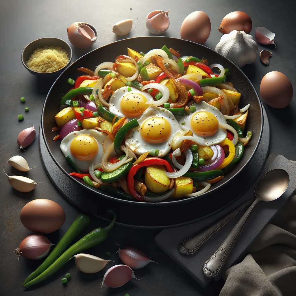 Egg and Vegetable Stir-Fry