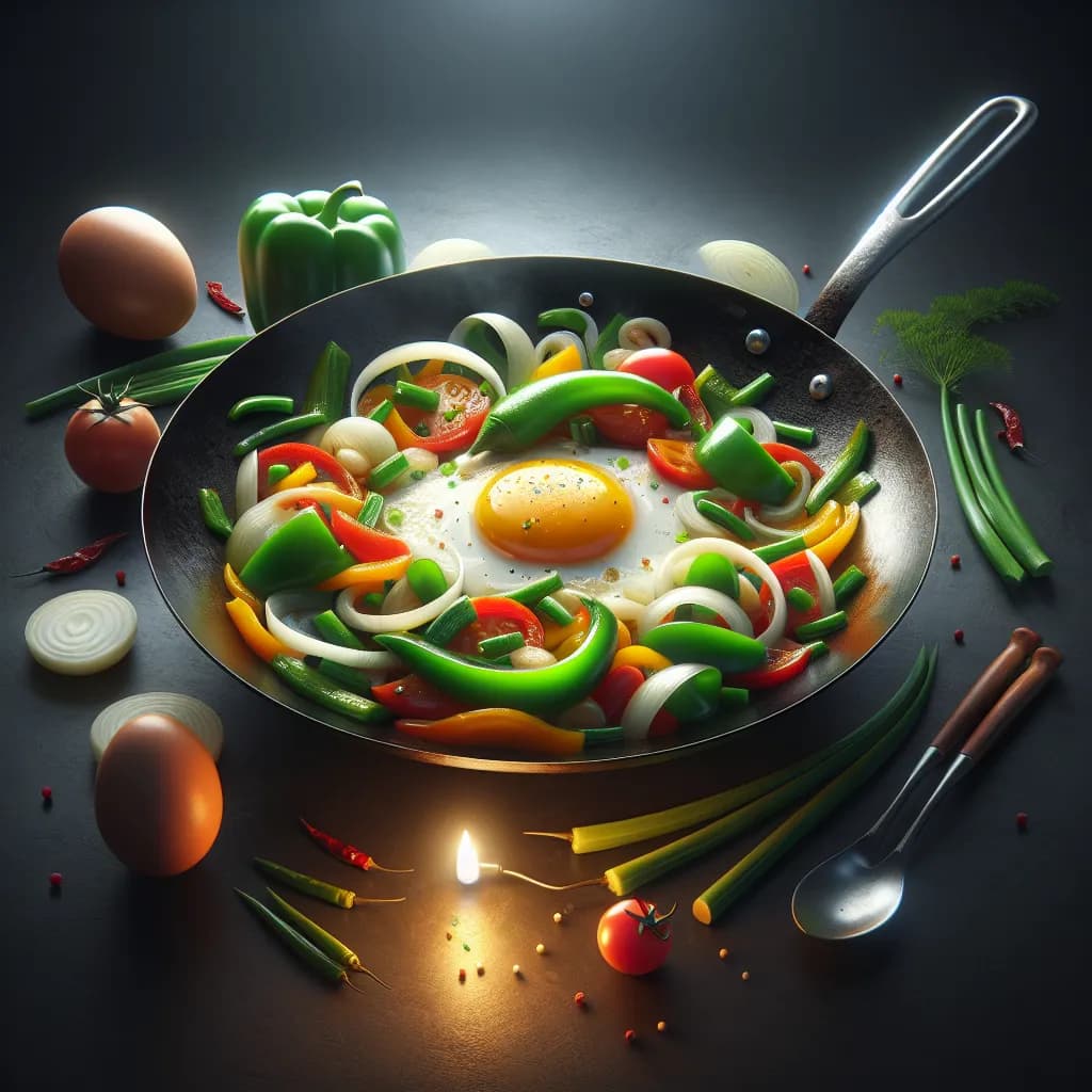 Egg and Vegetable Stir-fry