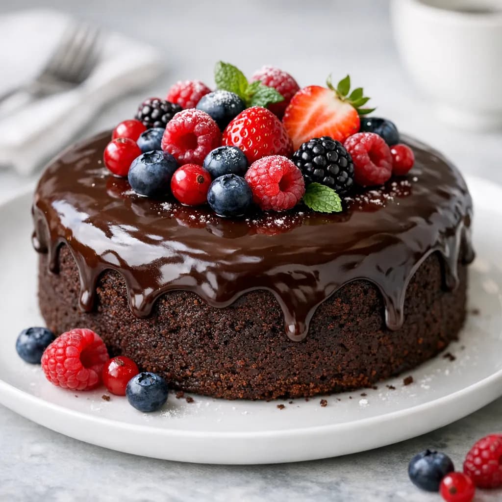 Eggless Chocolate Cake