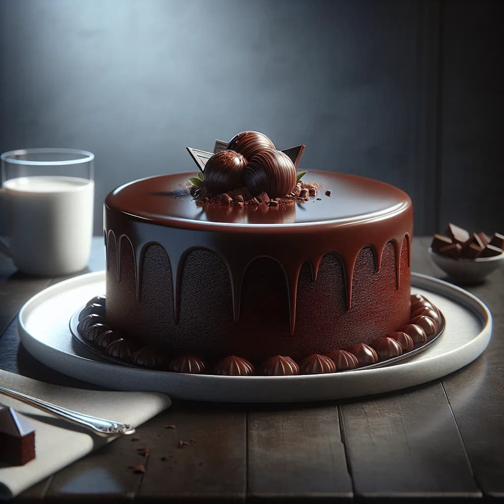 Eggless Chocolate Cake
