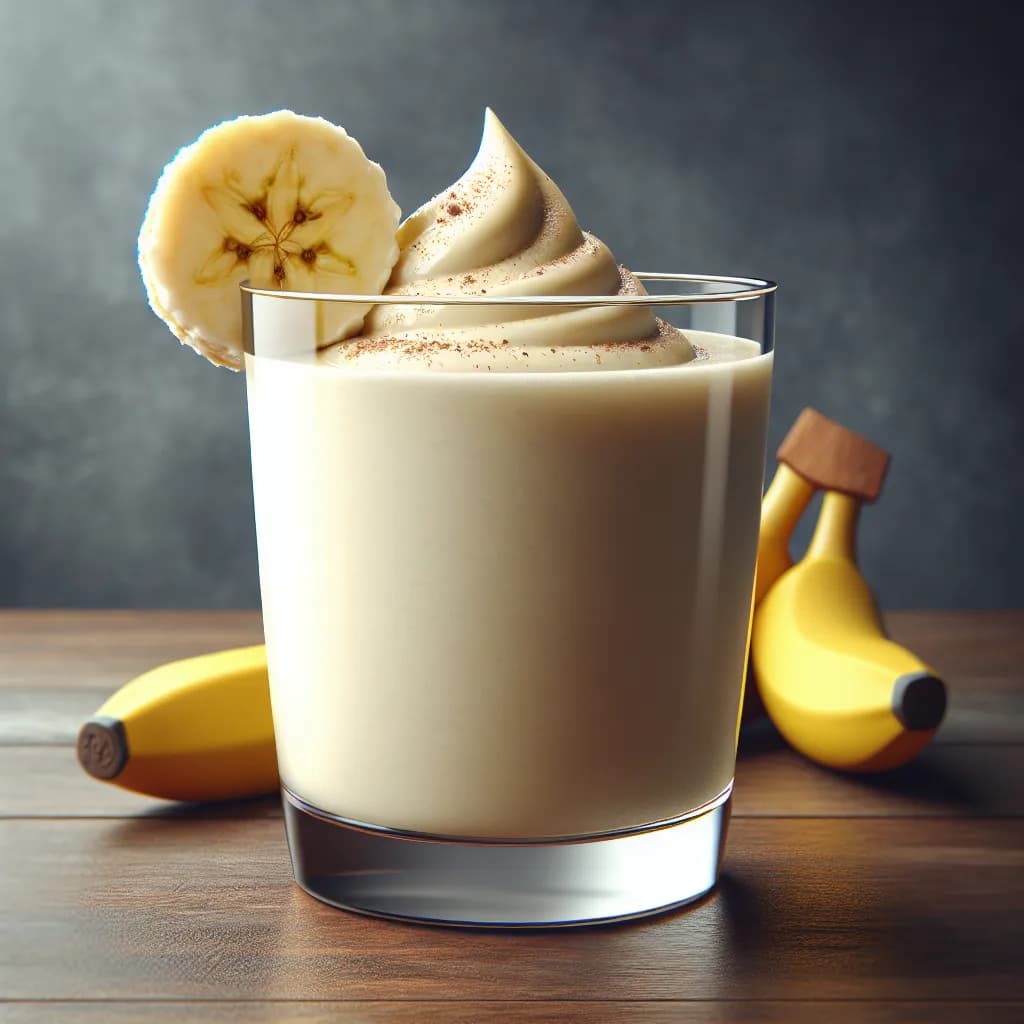 Eggnog Vanilla Smoothie