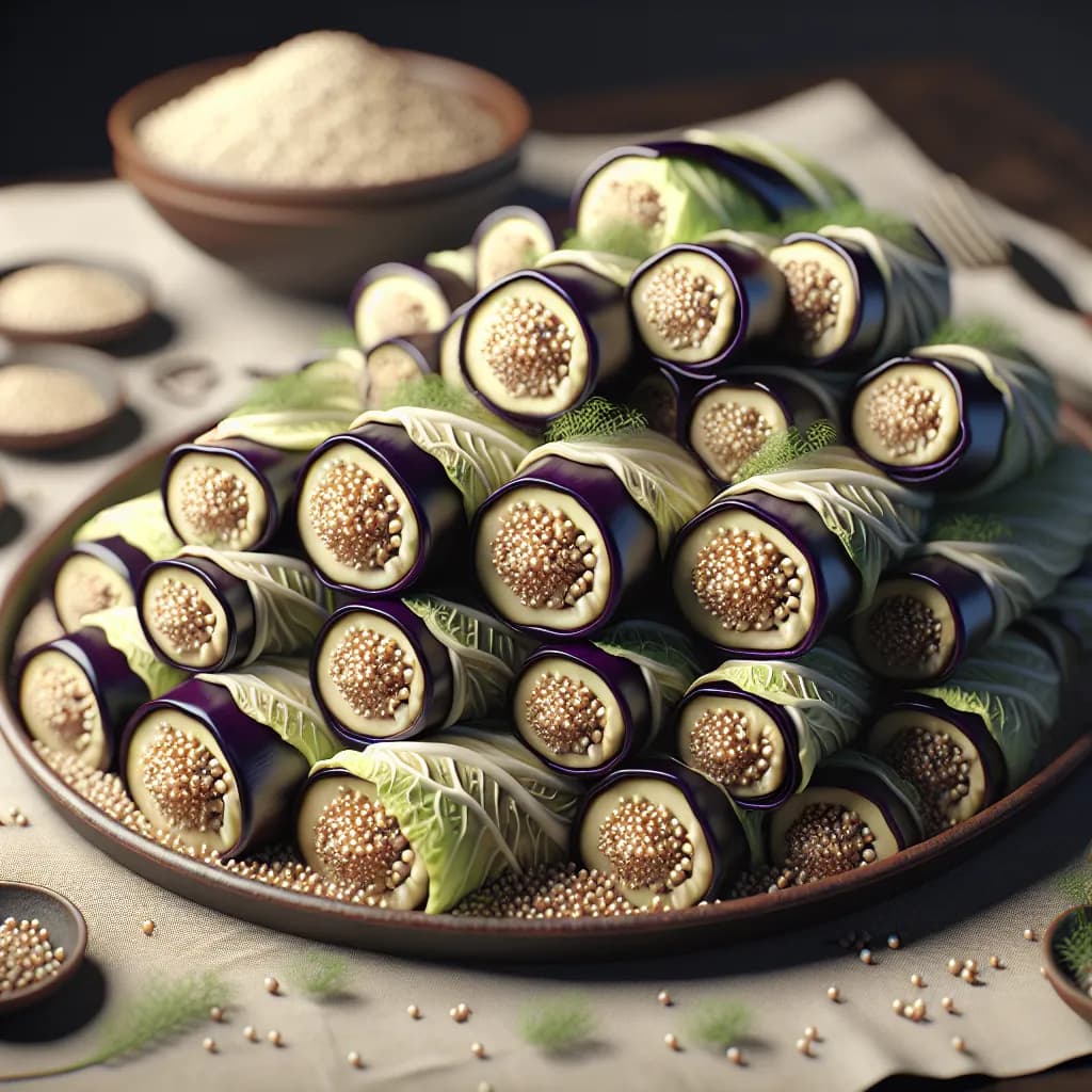 Eggplant and Cabbage Rolls