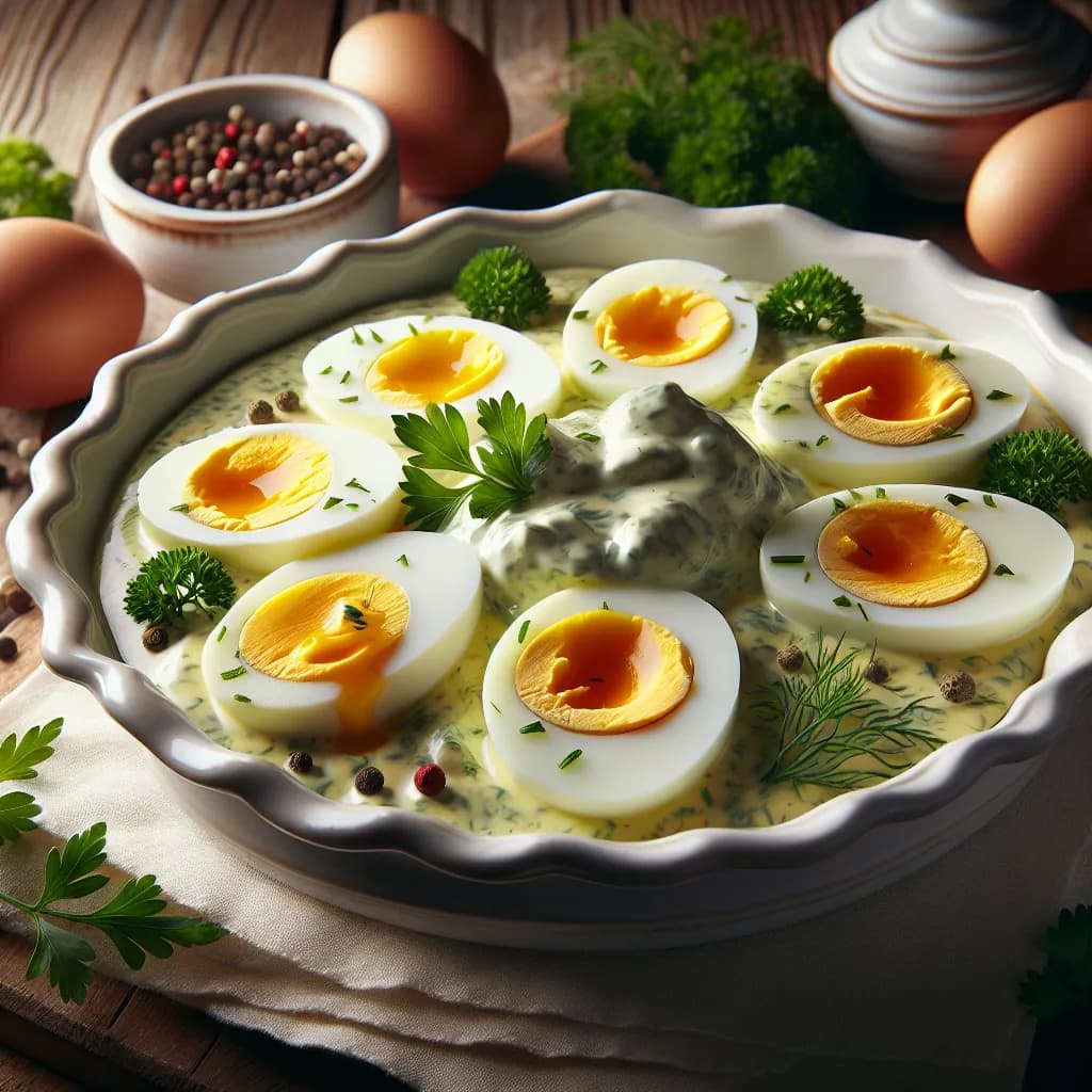 Eier-Kräuter-Sauce