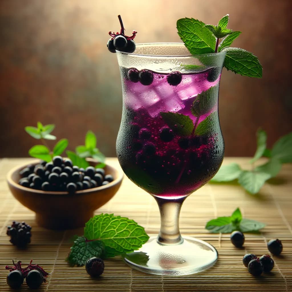 Elderberry Mint Cooler