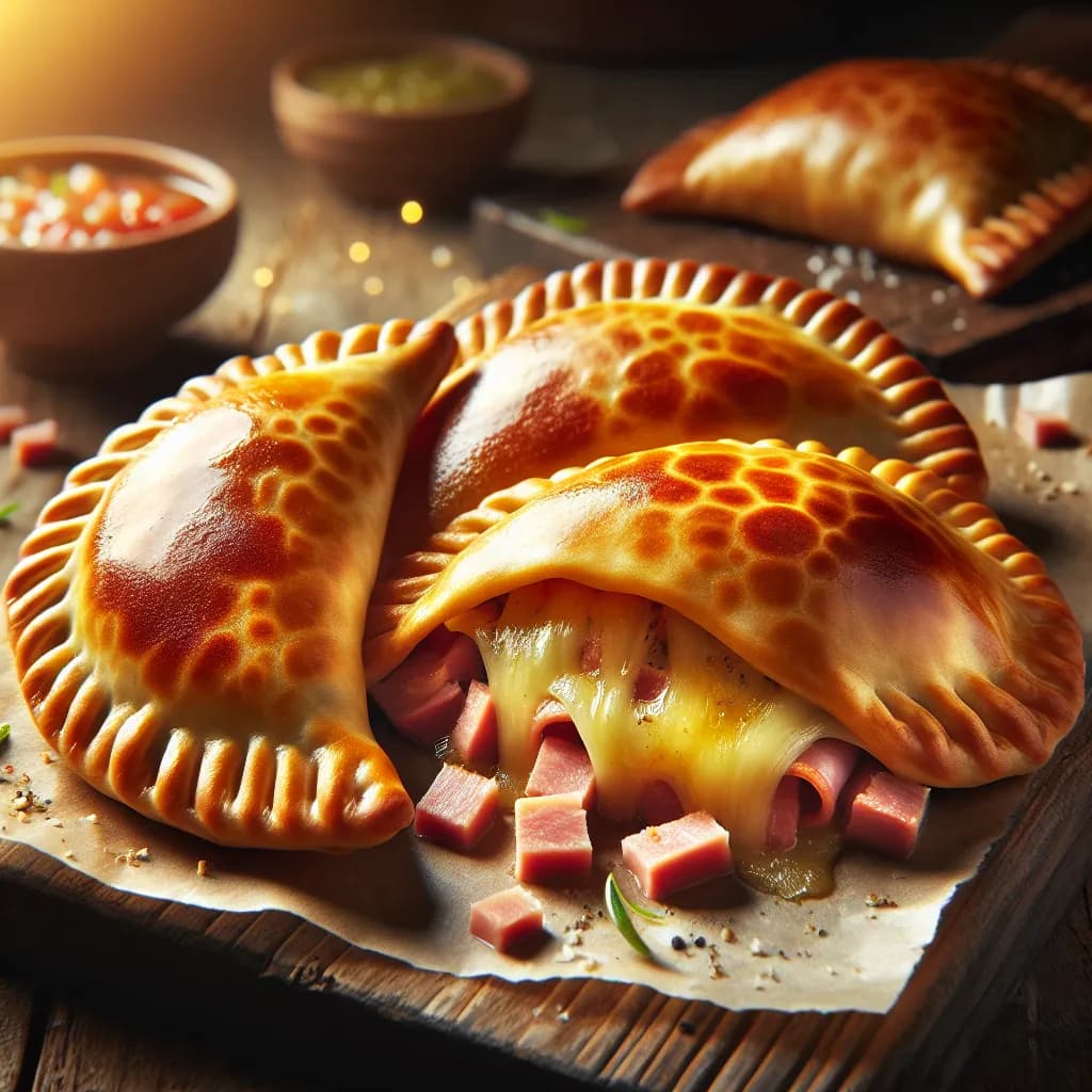 Empanadas mit Käse und Schinken
