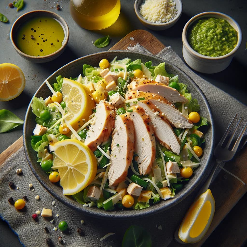 Ensalada de Pollo y Limón
