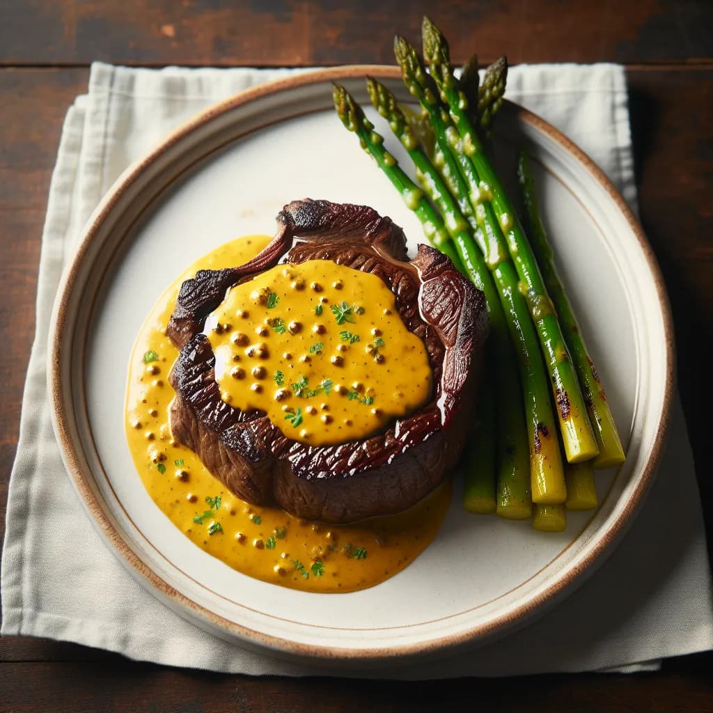 Entrecôte à la Moutarde