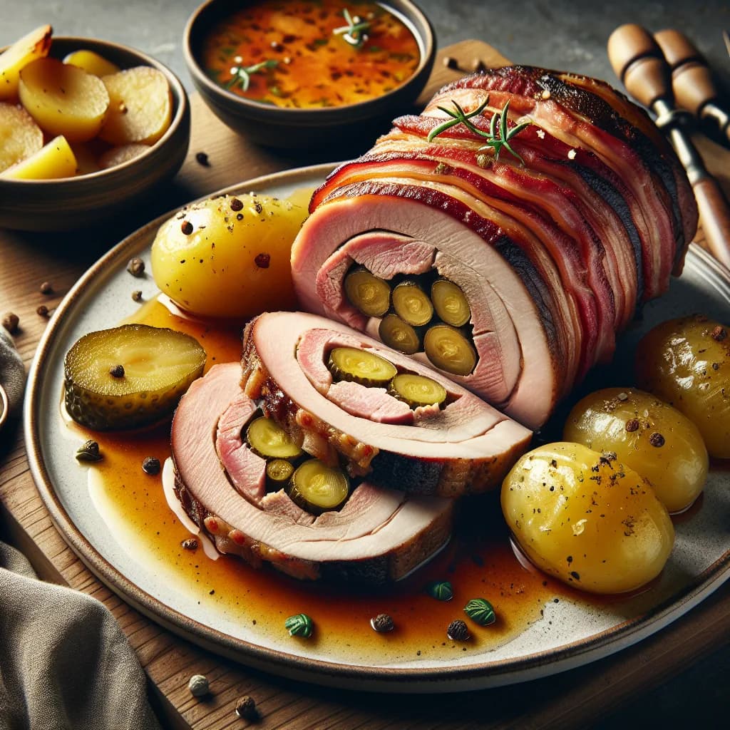 Erzgebirgischer Wickelbraten