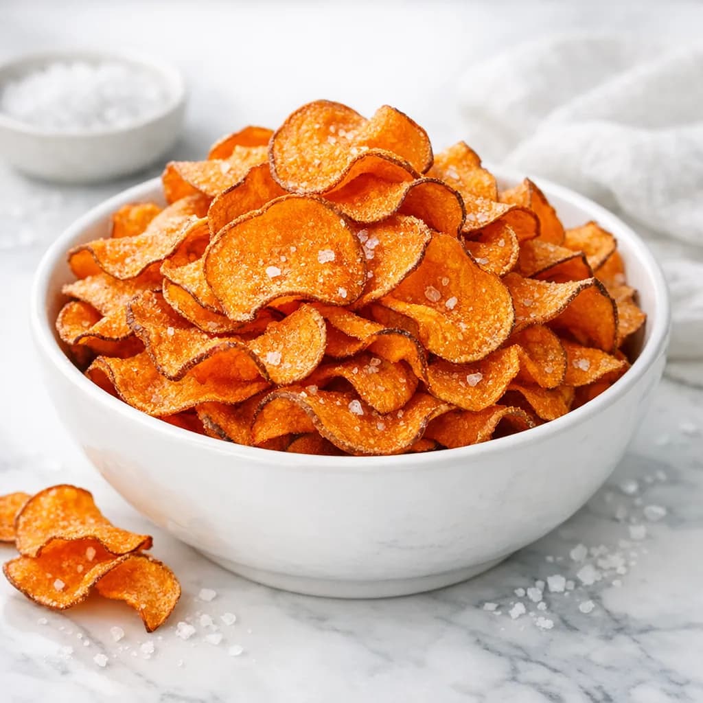Extra Crispy Sweet Potato Chips