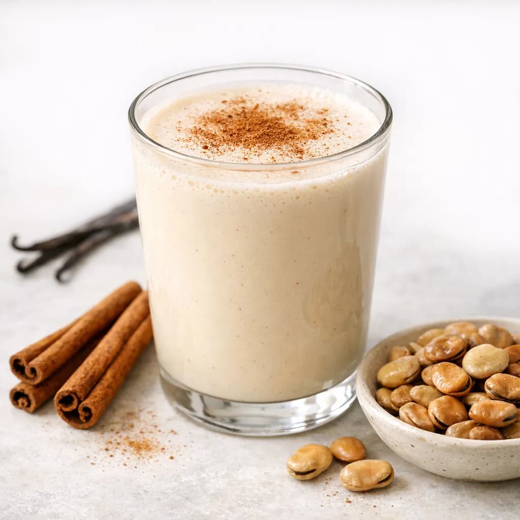 Fava Bean Vanilla Cinnamon Milk