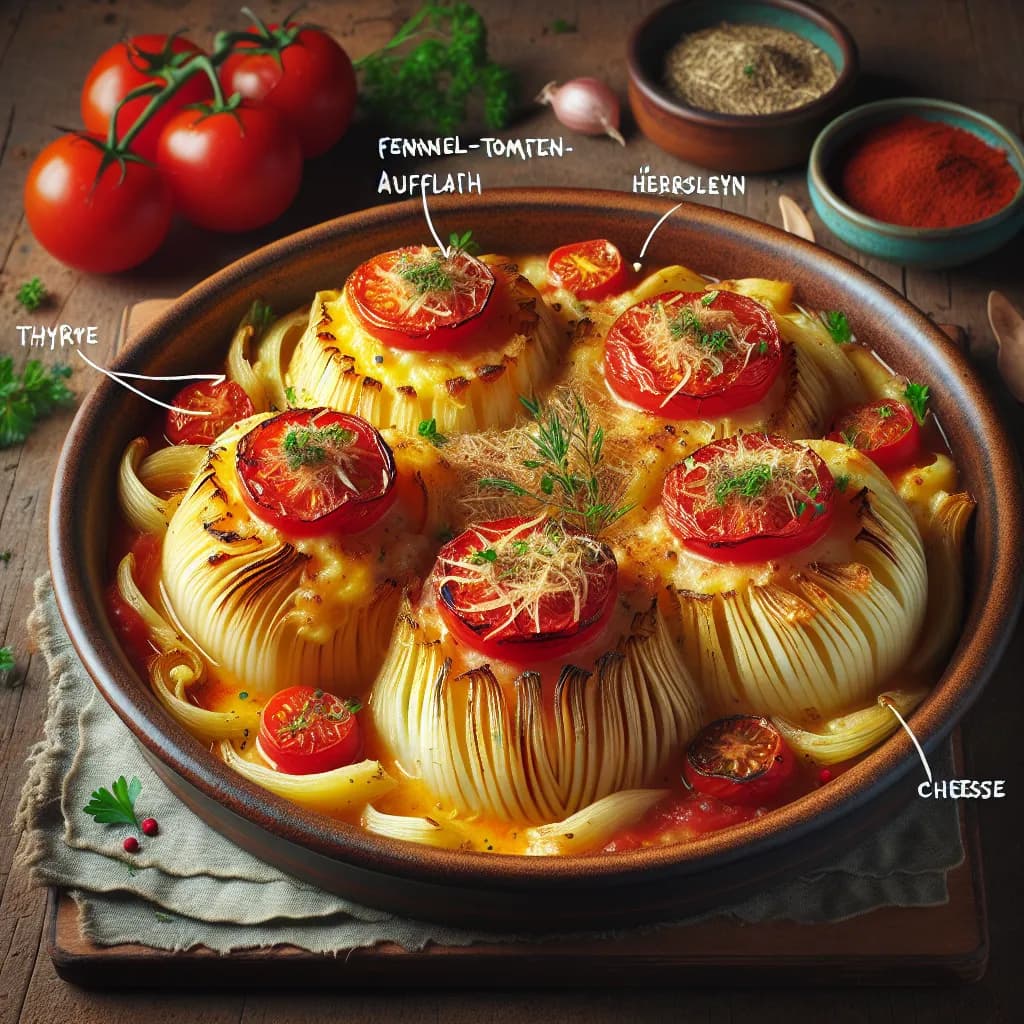 Fenchel-Tomaten-Auflauf