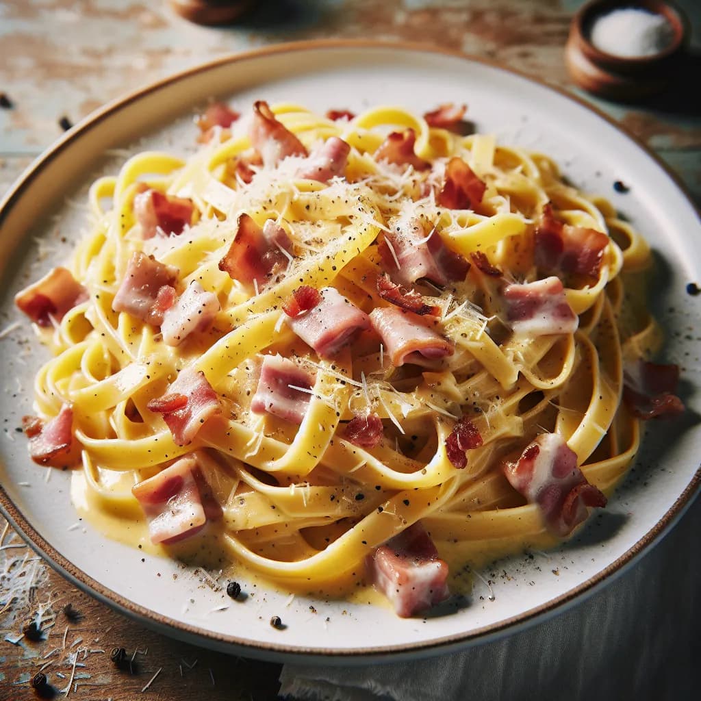 Fettuccine alla Carbonara