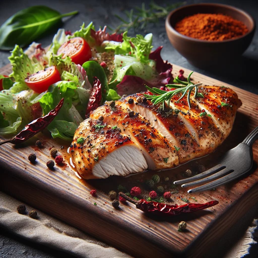 Filet de Poulet Grillé aux Épices