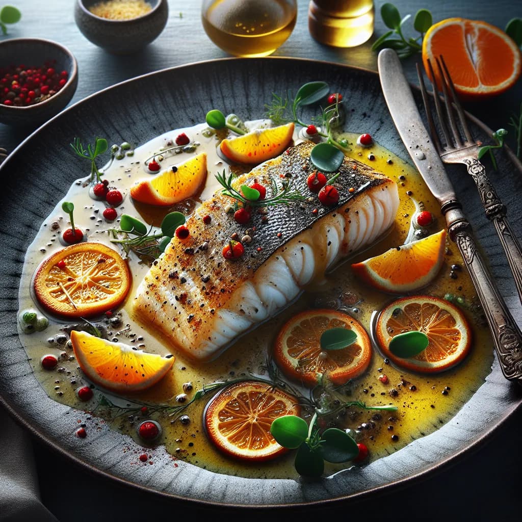 Filetto di Pesce al Bergamotto