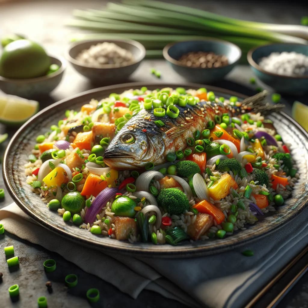 Fish Fried Rice