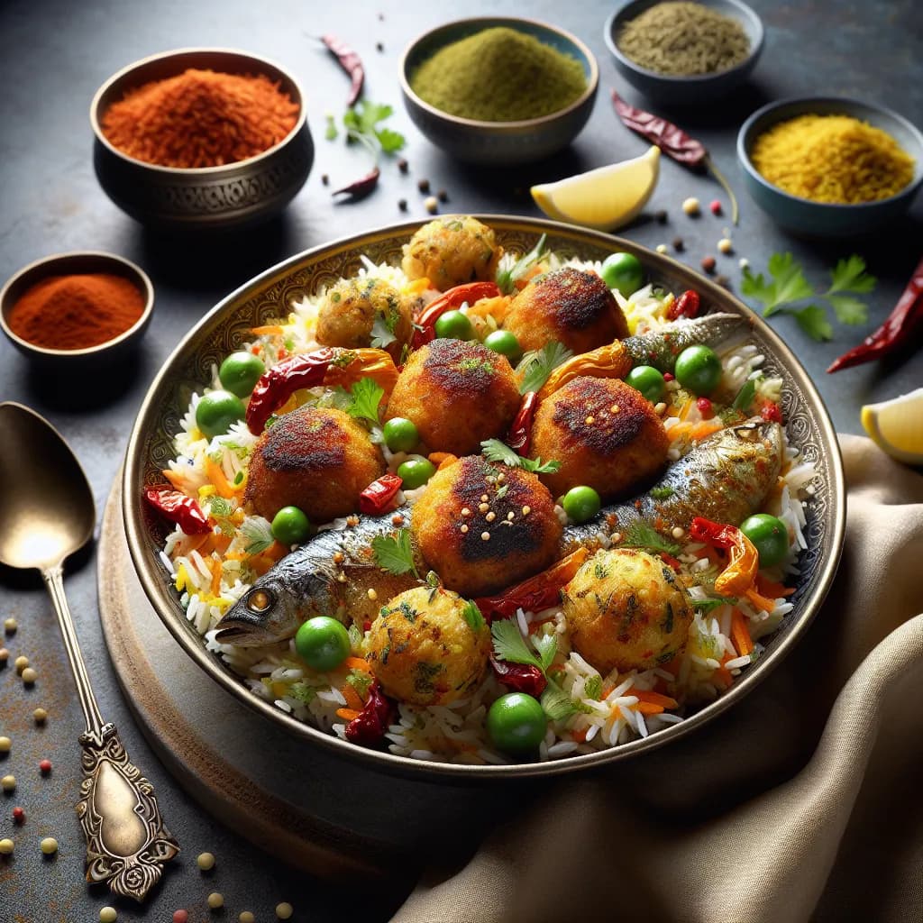 Fish Kofta Biryani