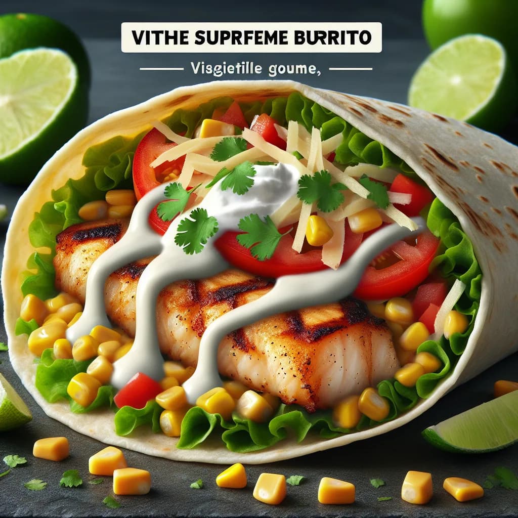 Fish Taco Lita Supreme Burrito