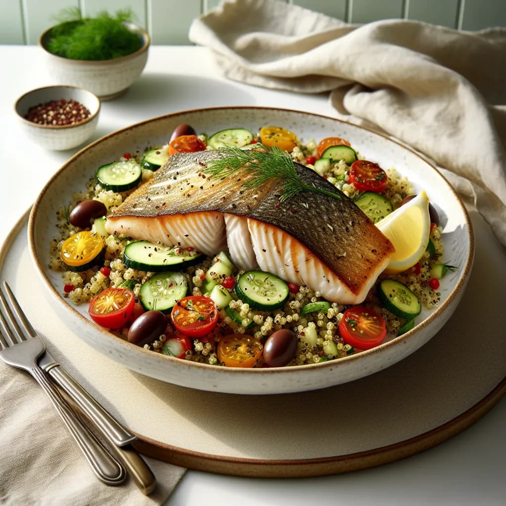 Fish and Quinoa Salad