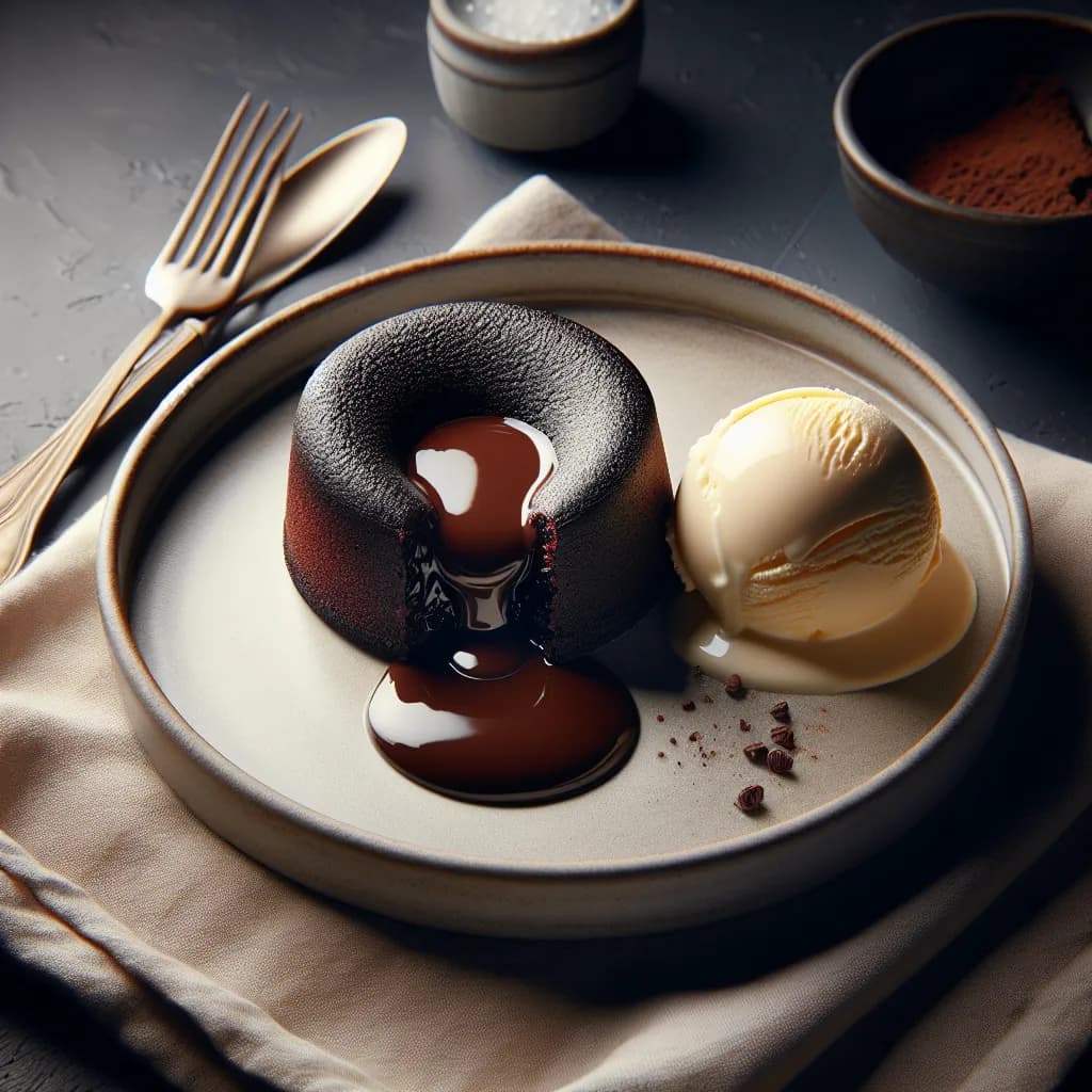 Fondant au Chocolat sans Beurre