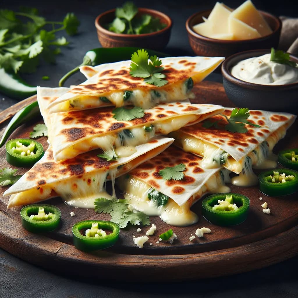 Four Cheese Quesadillas