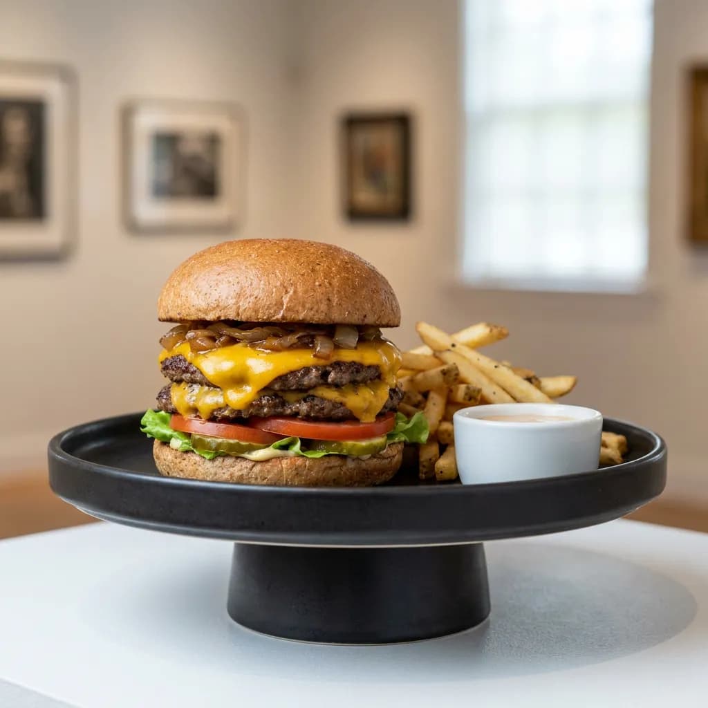 Four-Stack Gallery Butter Cheeseburger