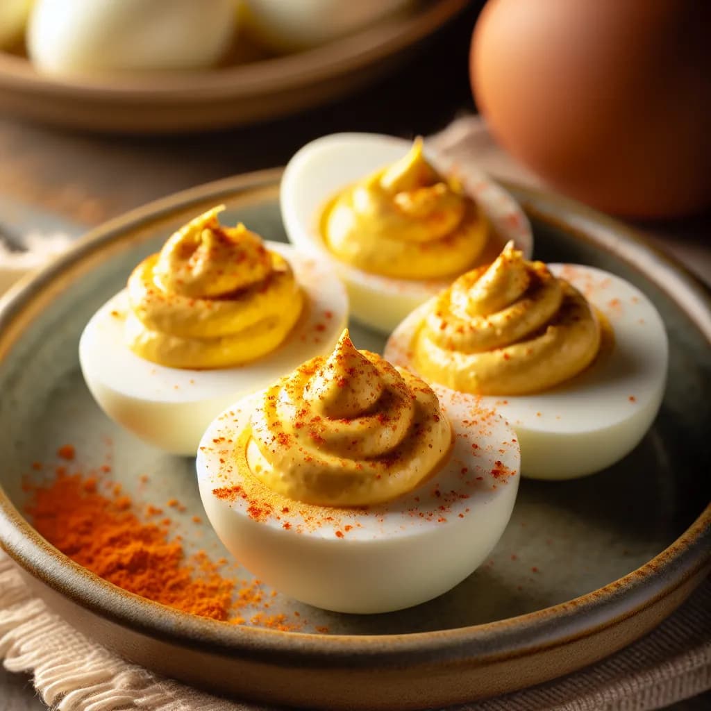 Freeze-Dried Deviled Eggs