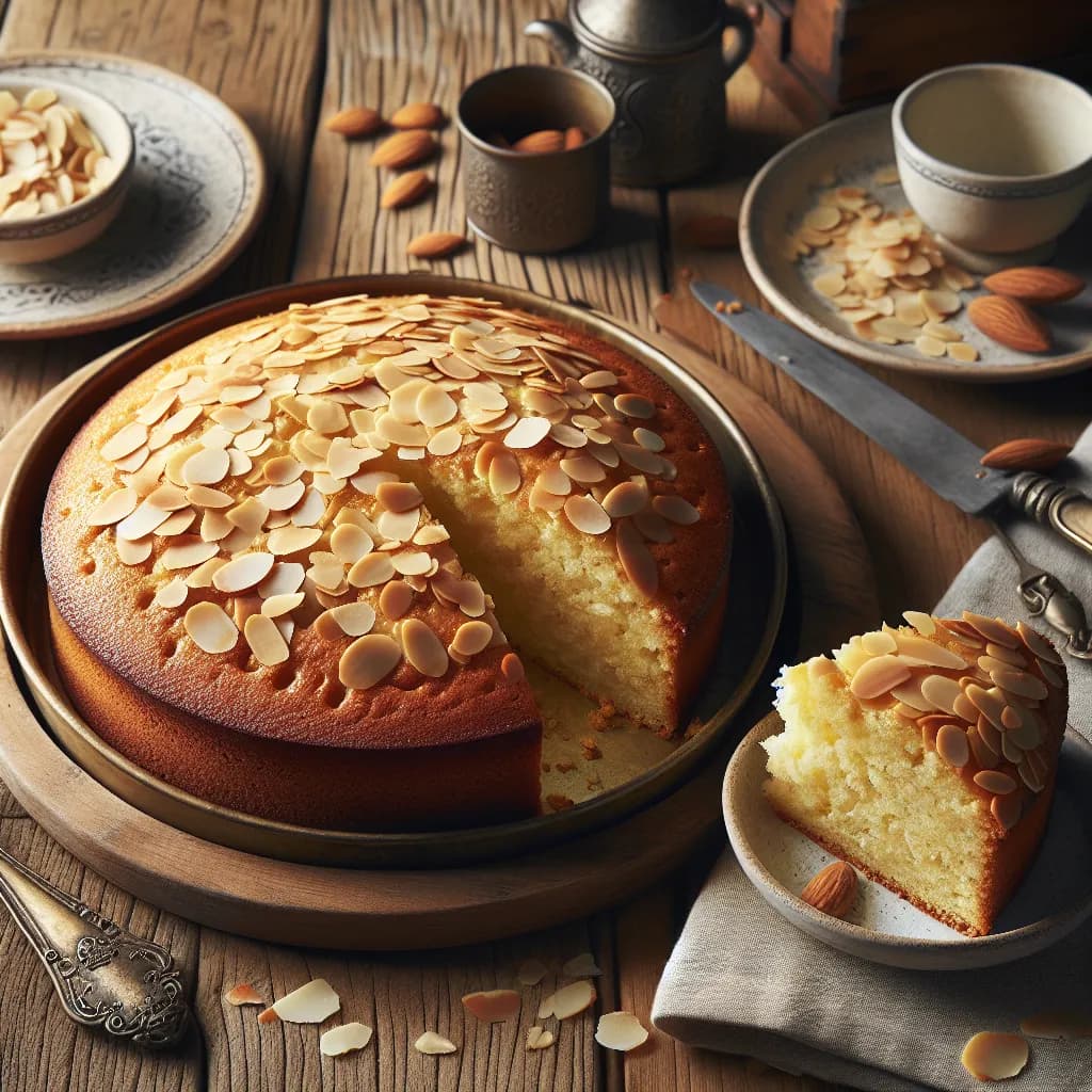 French Almond Cake