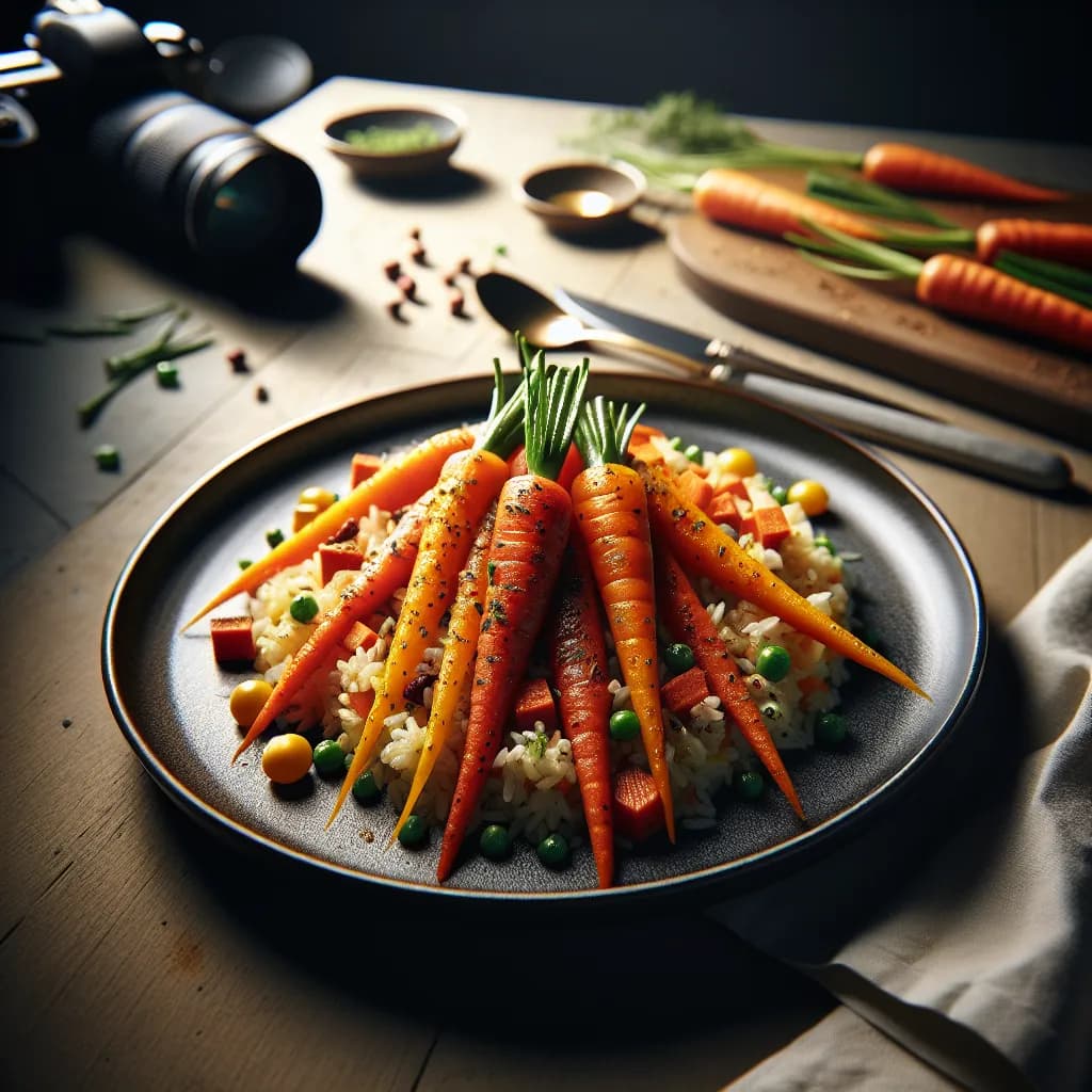 French Carrot and Rice Pilaf