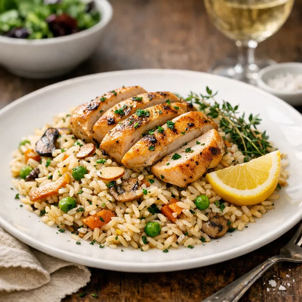 French Chicken Rice Pilaf